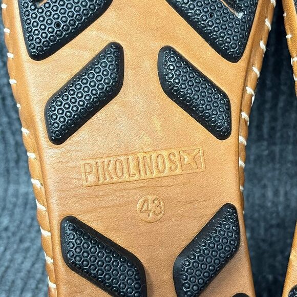 NEW Pikolinos Jerez Driving Loafers Brown Leather Slip On Shoes Mens 43 / US 10 - Picture 7 of 7